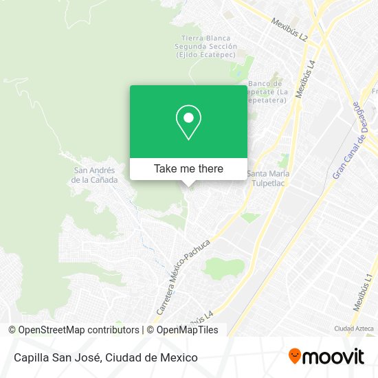 Mapa de Capilla San José