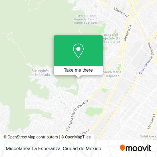 Miscelánea La Esperanza map