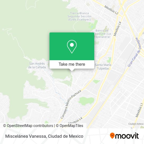Mapa de Miscelánea Vanessa