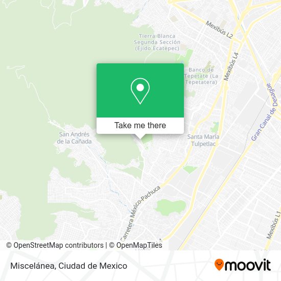Mapa de Miscelánea
