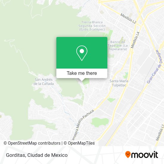 Gorditas map