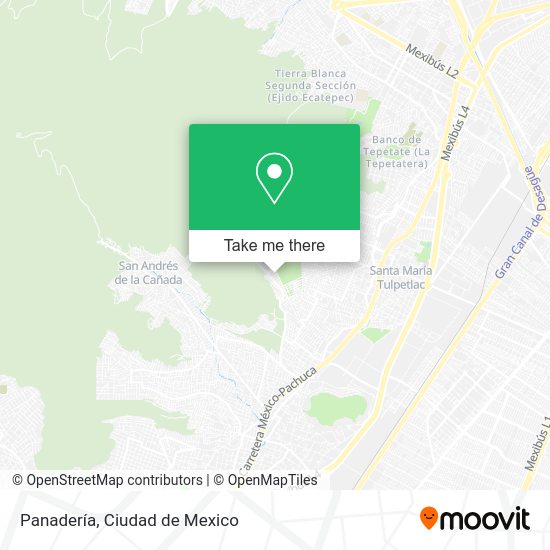 Panadería map