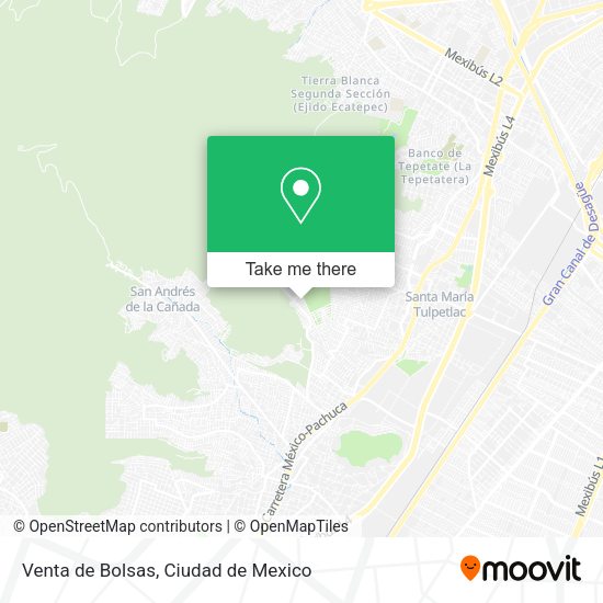 Venta de Bolsas map