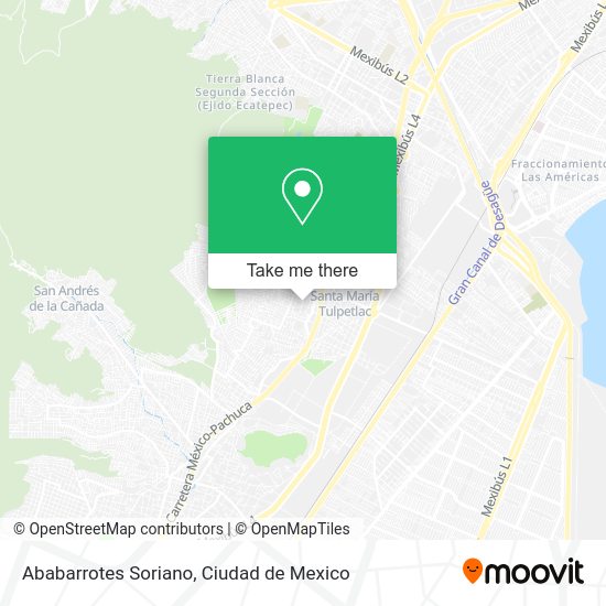 Mapa de Ababarrotes Soriano