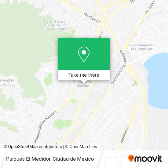 Mapa de Pulques El Medidor