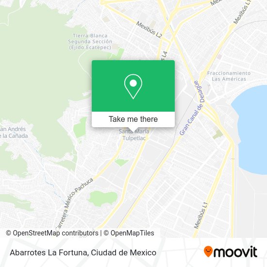 Abarrotes La Fortuna map