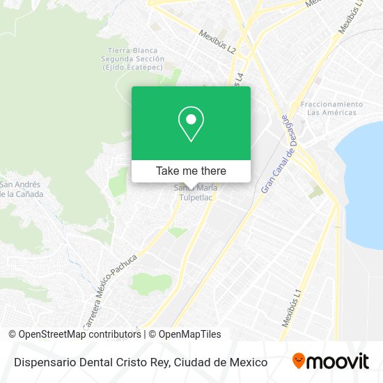 Mapa de Dispensario Dental Cristo Rey