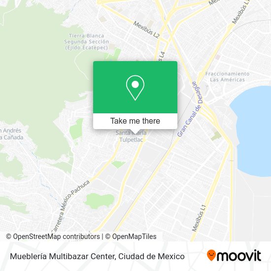 Mueblería Multibazar Center map