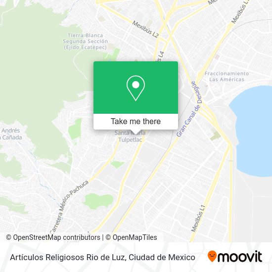 Artículos Religiosos Rio de Luz map