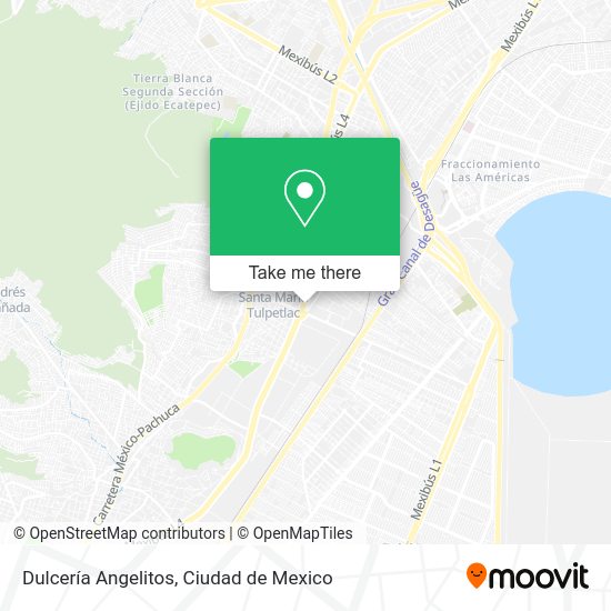 Dulcería Angelitos map
