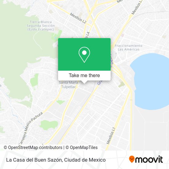 La Casa del Buen Sazón map