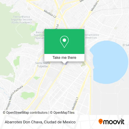 Abarrotes Don Chava map