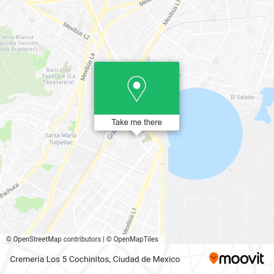 Mapa de Cremeria Los 5 Cochinitos