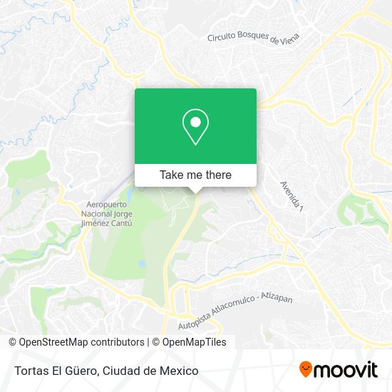 Tortas El Güero map