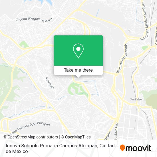 Innova Schools Primaria Campus Atizapan map