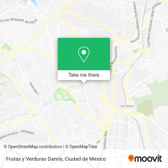 Frutas y Verduras Damis map