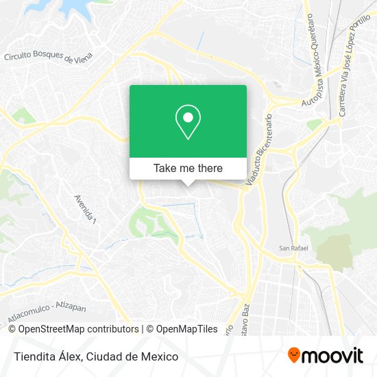 Tiendita Álex map