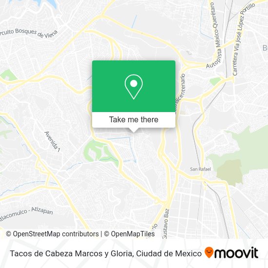 Tacos de Cabeza Marcos y Gloria map