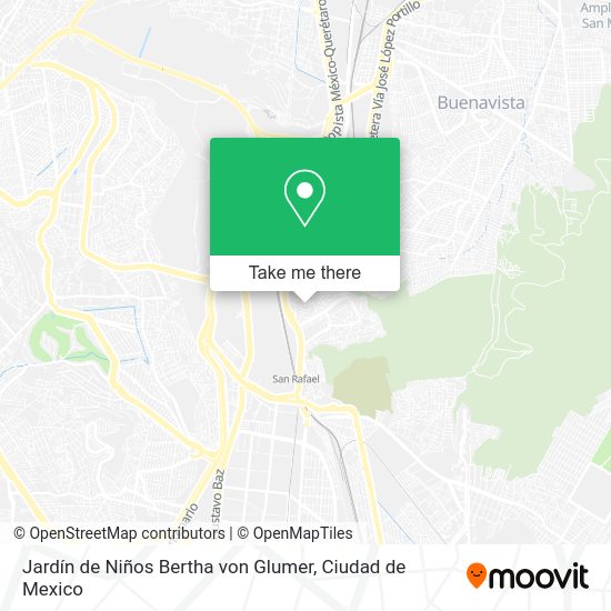 Jardín de Niños Bertha von Glumer map
