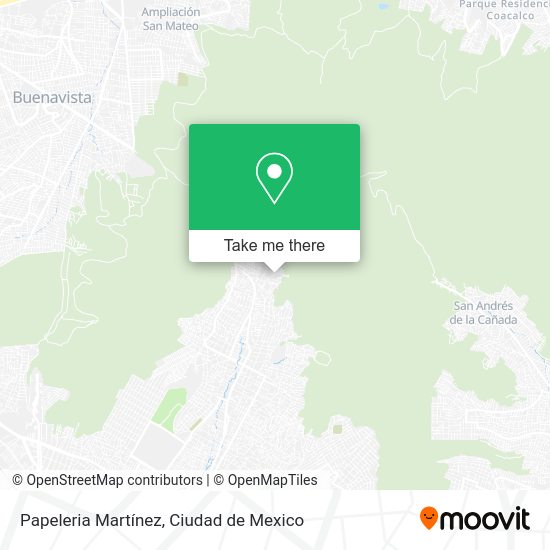 Mapa de Papeleria Martínez
