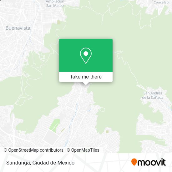 Mapa de Sandunga