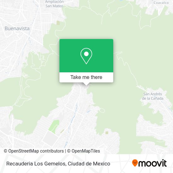 Mapa de Recauderia Los Gemelos