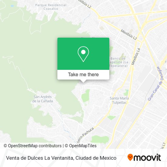 Venta de Dulces La Ventanita map