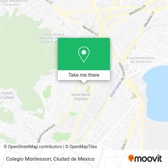 Colegio Montessori map