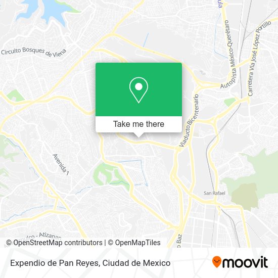 Mapa de Expendio de Pan Reyes