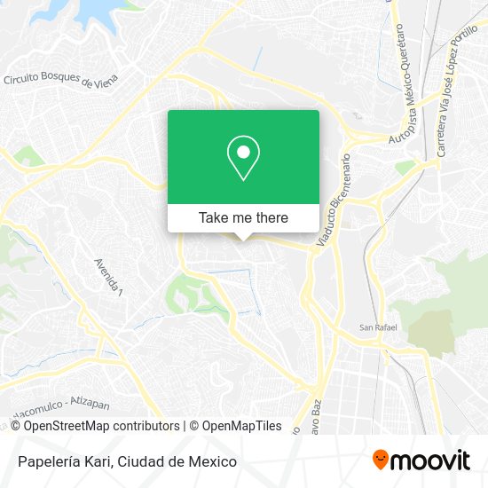 Papelería Kari map
