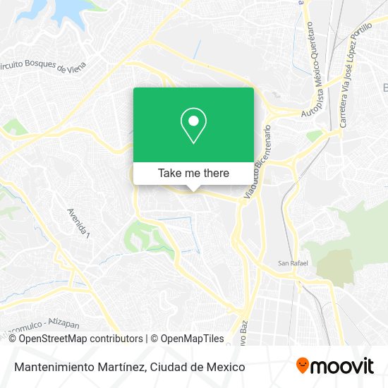 Mantenimiento Martínez map