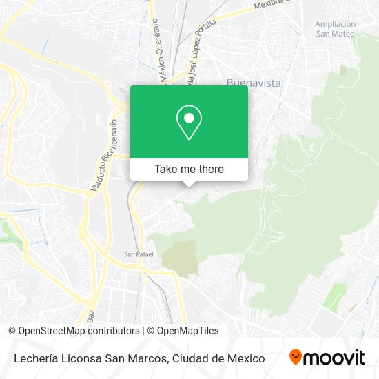 Lechería Liconsa San Marcos map