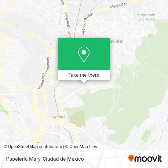Papelería Mary map