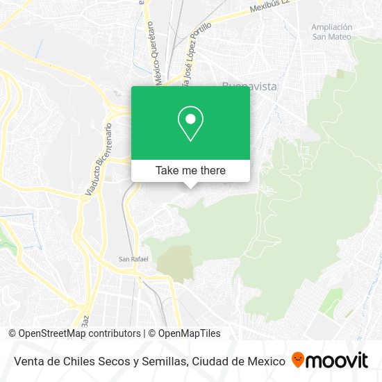 Mapa de Venta de Chiles Secos y Semillas