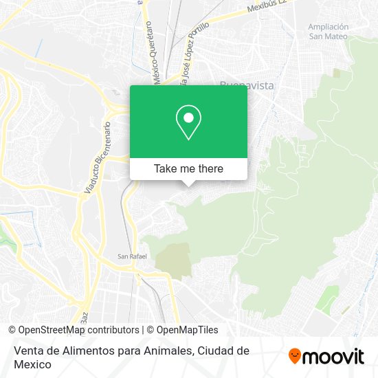 Mapa de Venta de Alimentos para Animales