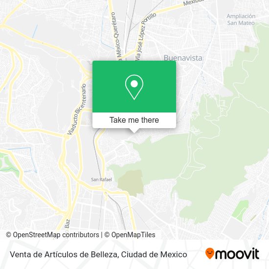 Mapa de Venta de Artículos de Belleza