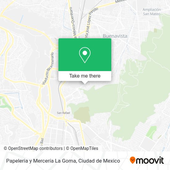 Papeleria y Mercería La Goma map