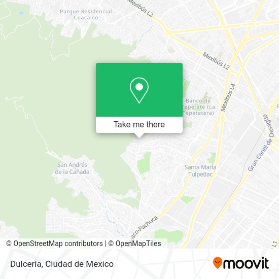 Mapa de Dulcería
