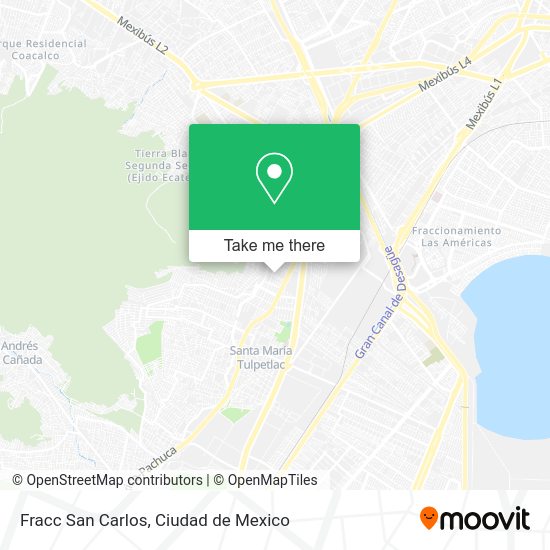 Fracc San Carlos map