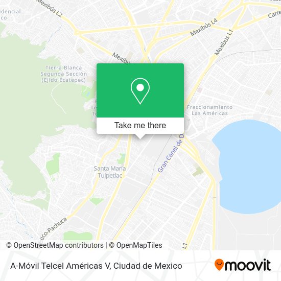 A-Móvil Telcel Américas V map