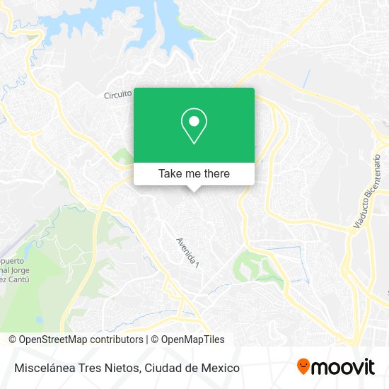 Miscelánea Tres Nietos map