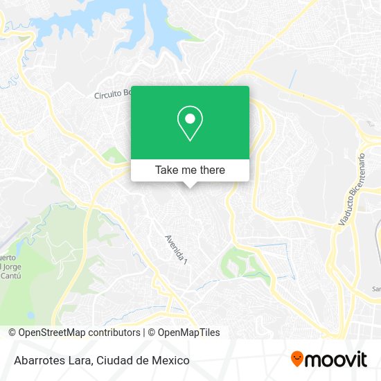 Abarrotes Lara map