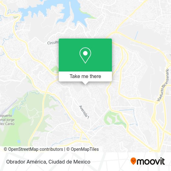 Obrador América map
