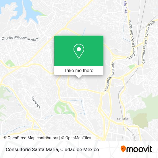 Consultorio Santa María map