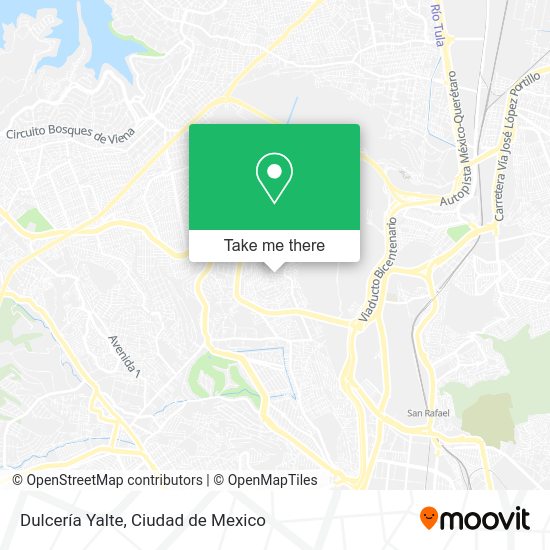 Dulcería Yalte map