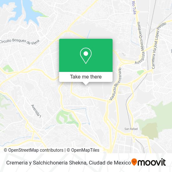 Mapa de Cremeria y Salchichonería Shekna