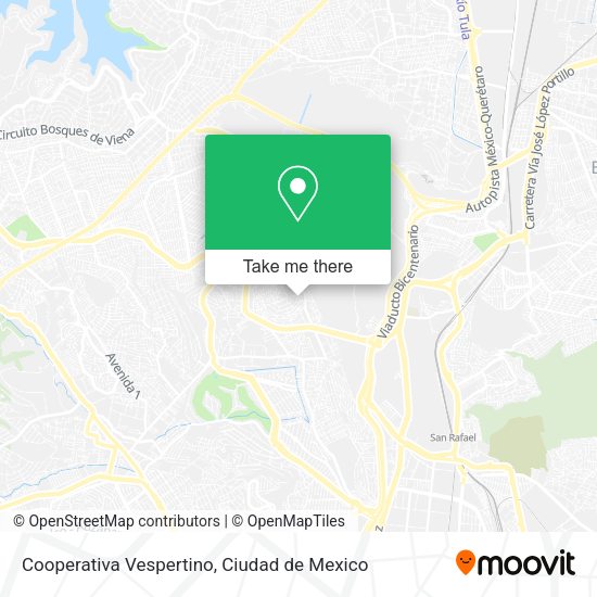 Cooperativa Vespertino map