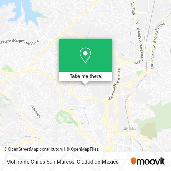 Mapa de Molino de Chiles San Marcos