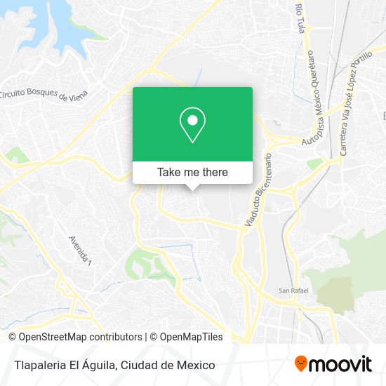Mapa de Tlapaleria El Águila