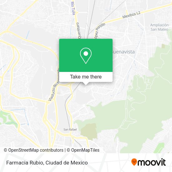 Mapa de Farmacia Rubio